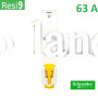 Автоматический выключатель 1Р 63А, C, 6кА, Schneider Electric RESI9 (R9F12163)